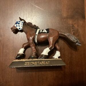 Rare Secretariat 1A Bobblehead Horse Figurine
